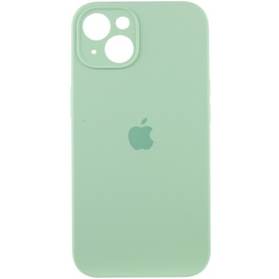 Чохол Silicone Case Full Camera Protective (AA) для Apple iPhone 15 Plus (6.7") Зелений / Pistachio