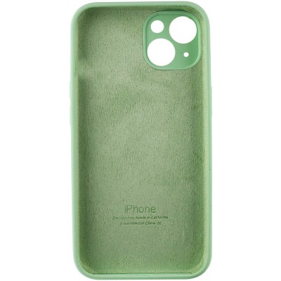 Чохол Silicone Case Full Camera Protective (AA) для Apple iPhone 15 Plus (6.7") Зелений / Pistachio
