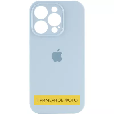 Чохол Silicone Case Full Camera Protective (AA) для Apple iPhone 16 (6.1") Блакитний / Sweet Blue