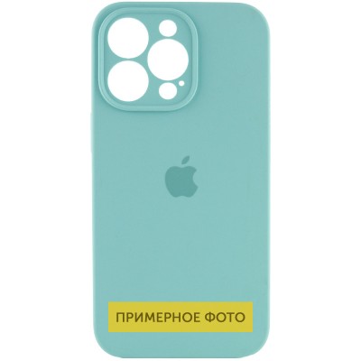 Чохол Silicone Case Full Camera Protective (AA) для Apple iPhone 16 Plus (6.7") Бірюзовий / Marine Green