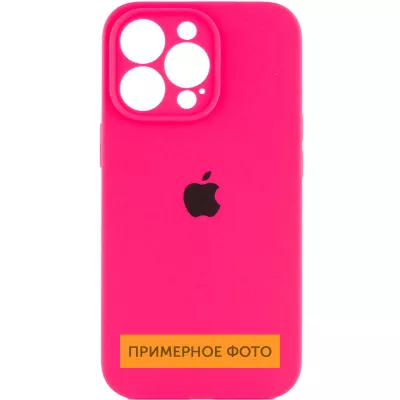 Чохол Silicone Case Full Camera Protective (AA) для Apple iPhone 16 Plus (6.7") Рожевий / Barbie pink