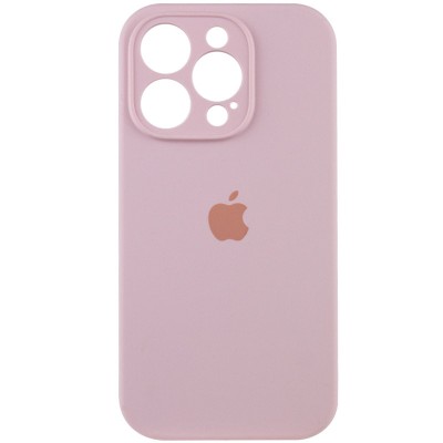 Чохол Silicone Case Full Camera Protective (AA) для Apple iPhone 16 Pro (6.3") Рожевий / Chalk Pink Чохол Silicone Case Full Camera Protective (AA) для Apple iPhone 16 Pro (6.3") Рожевий / Chalk Pink