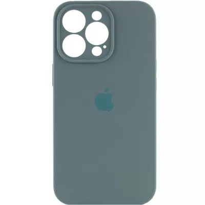 Чохол Silicone Case Full Camera Protective (AA) для Apple iPhone 16 Pro Max (6.9") Зелений / Pine green