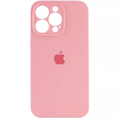 Чохол Silicone Case Full Camera Protective (AA) для Apple iPhone 16 Pro Max (6.9") Рожевий / Light pink