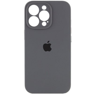 Чохол Silicone Case Full Camera Protective (AA) для Apple iPhone 16 Pro Max (6.9") Сірий / Dark Gray Чохол Silicone Case Full Camera Protective (AA) для Apple iPhone 16 Pro Max (6.9") Сірий / Dark Gray
