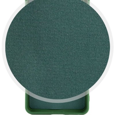 Чохол Silicone Cover Lakshmi Full Camera (AA) для Xiaomi Redmi 14C / Poco C75 Зелений / Dark green