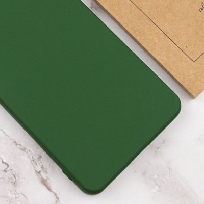 Чохол Silicone Cover Lakshmi Full Camera (AA) для Xiaomi Redmi 14C / Poco C75 Зелений / Dark green