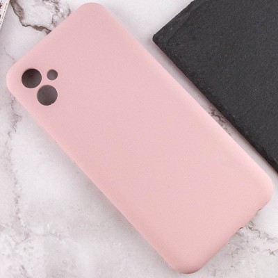 Чохол Silicone Cover Lakshmi Full Camera (AAA) для Samsung Galaxy A06 Рожевий / Pink Sand