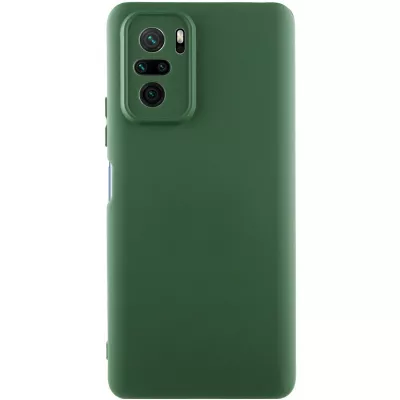 Чохол Silicone Cover Lakshmi Full Camera (AAA) для Xiaomi Redmi Note 10 / Note 10s / Poco M5s Зелений / Cyprus Green