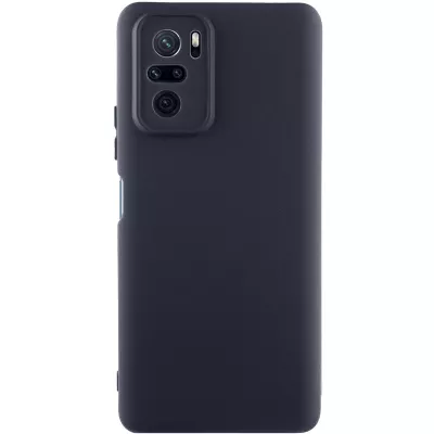 Чохол Silicone Cover Lakshmi Full Camera (AAA) для Xiaomi Redmi Note 10 / Note 10s / Poco M5s Чорний / Black