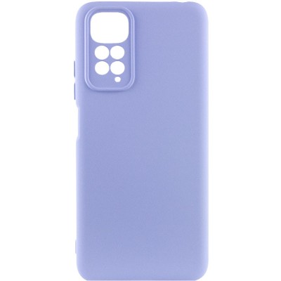 Чохол Silicone Cover Lakshmi Full Camera (AAA) для Xiaomi Redmi Note 11 (Global) / Note 11S Бузковий / Dasheen