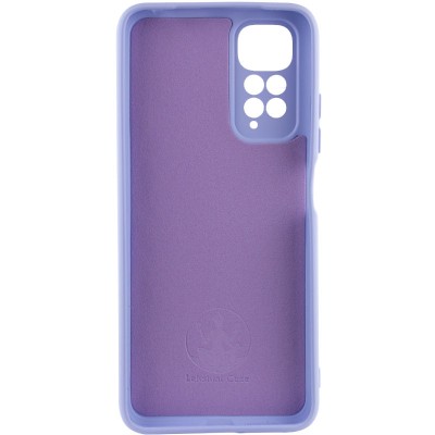 Чохол Silicone Cover Lakshmi Full Camera (AAA) для Xiaomi Redmi Note 11 (Global) / Note 11S Бузковий / Dasheen