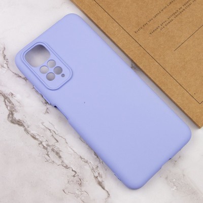 Чохол Silicone Cover Lakshmi Full Camera (AAA) для Xiaomi Redmi Note 11 (Global) / Note 11S Бузковий / Dasheen