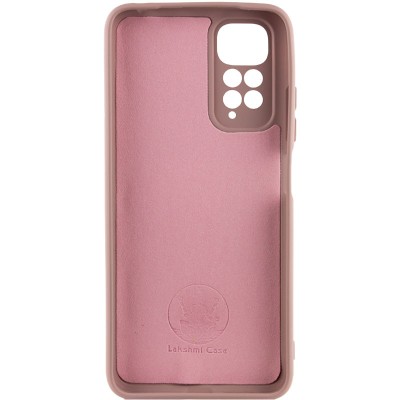 Чохол Silicone Cover Lakshmi Full Camera (AAA) для Xiaomi Redmi Note 11 (Global) / Note 11S Рожевий / Pink Sand