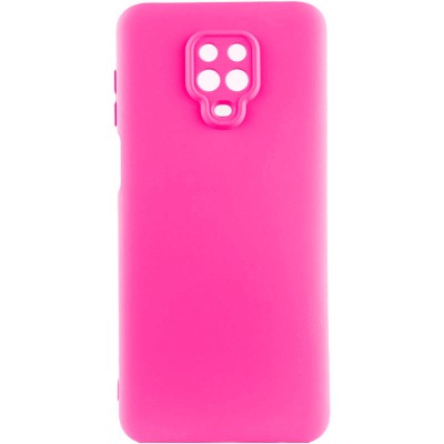 Чохол Silicone Cover Lakshmi Full Camera (AAA) для Xiaomi Redmi Note 9s / Note 9 Pro /Note 9 Pro Max Рожевий / Barbie pink