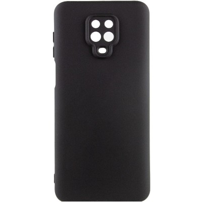 Чохол Silicone Cover Lakshmi Full Camera (AAA) для Xiaomi Redmi Note 9s / Note 9 Pro /Note 9 Pro Max Чорний / Black
