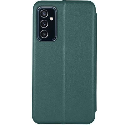 Шкіряний чохол (книжка) Classy для Samsung Galaxy A04s Темно-зелений