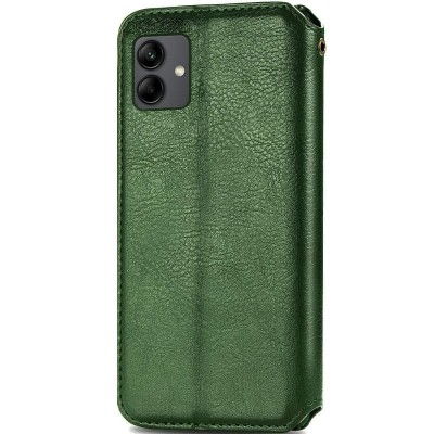 Шкіряний чохол книжка GETMAN Cubic (PU) для Samsung Galaxy A04 Зелений