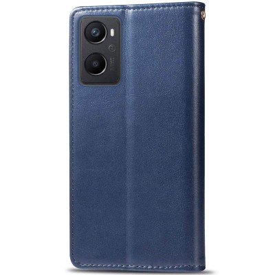 Шкіряний чохол книжка GETMAN Gallant (PU) для Oppo A96 Синій