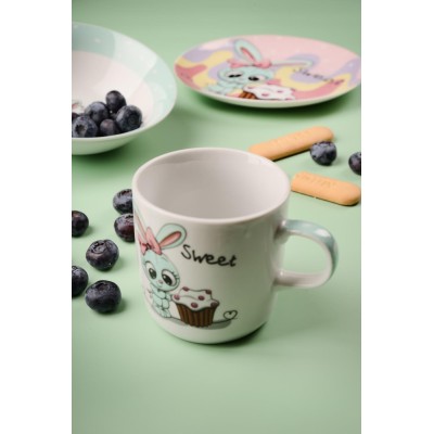 Набір посуду дит. Limited Edition SWEET BUNNY /НАБІР/3 пр. короб (YF6026)