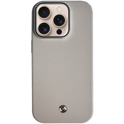 Чохол PC+Leather SGP with MagSafe для Apple iPhone 16 Pro (6.3") Grey Чохол PC+Leather SGP with MagSafe для Apple iPhone 16 Pro (6.3") Grey