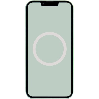 Чохол Silicone case (AAA) full with Magsafe and Animation для Apple iPhone 14 Pro Max (6.7") Бірюзовий / Succulent