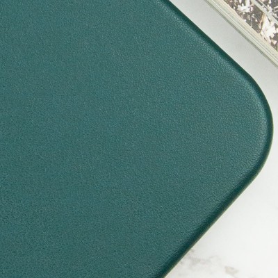Шкіряний чохол Leather Case (AAA) with MagSafe and Animation для Apple iPhone 14 Pro Max (6.7") Forest Green