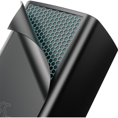 Зарядний Пристрій Baseus GaN2 Lite Quick Charger 65W (1 Type-C + 1 USB) (CCGAN2L-B01) Black