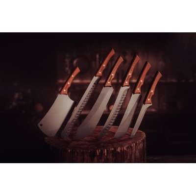 Ніж TRAMONTINA Churrasco Black для м'яса 253 мм (22844/110) Ніж TRAMONTINA Churrasco Black для м'яса 253 мм (22844/110)