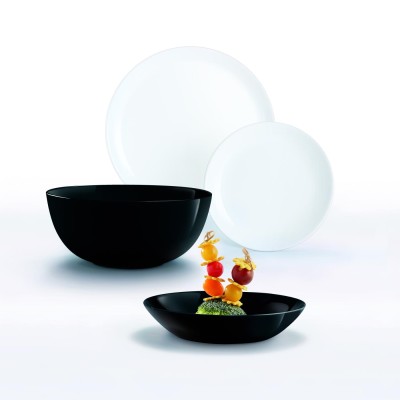 Сервіз LUMINARC DIWALI BLACK & WHITE /19 пр (P4360) Сервіз LUMINARC DIWALI BLACK & WHITE /19 пр (P4360)