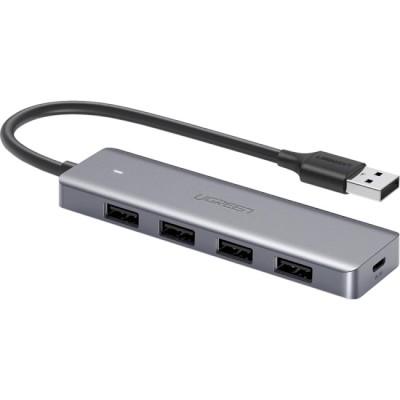 USB-хаб UGREEN CM219 4-Port USB3.0 Hub With USB-C Power Supply (50985)