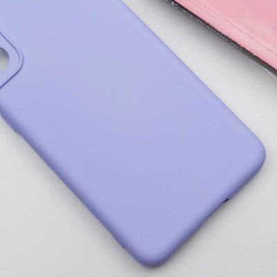 Чохол Silicone Cover Lakshmi Full Camera (AA) для Samsung Galaxy S24 FE Бузковий / Dasheen