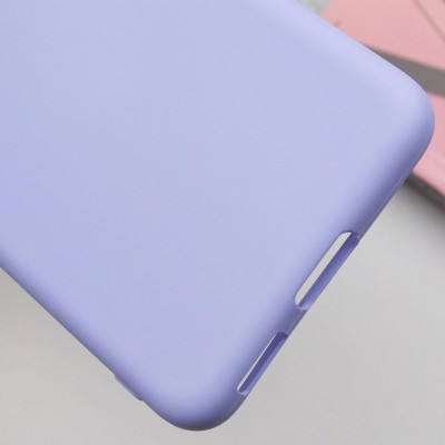 Чохол Silicone Cover Lakshmi Full Camera (AA) для Samsung Galaxy S24 FE Бузковий / Dasheen