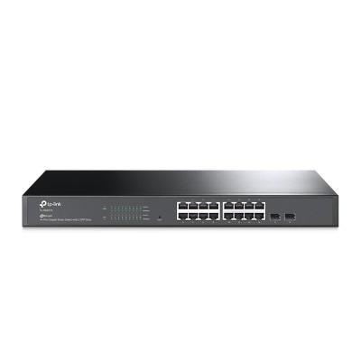 JetStream 16-портовий гігабітний Smart комутатор з 2 слотами SFP, SG2218 TP-LINK JetStream 16-портовий гігабітний Smart комутатор з 2 слотами SFP, SG2218 TP-LINK