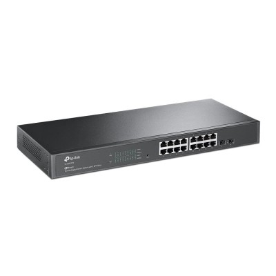 JetStream 16-портовий гігабітний Smart комутатор з 2 слотами SFP, SG2218 TP-LINK JetStream 16-портовий гігабітний Smart комутатор з 2 слотами SFP, SG2218 TP-LINK
