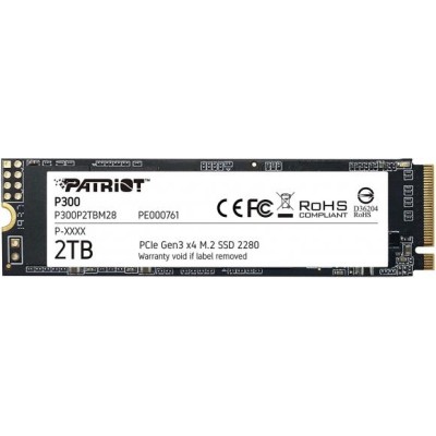 Твердотільний запам’ятовувальний пристрій накопичувач (SSD) M.2 2280 2TB P300 P300P2TBM28 PATRIOT