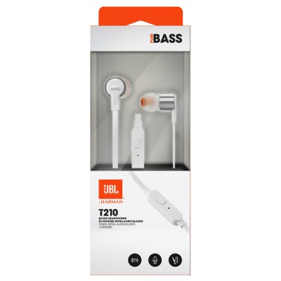 Дротові Навушники JBL T210 (JBLT210GRY) Grey