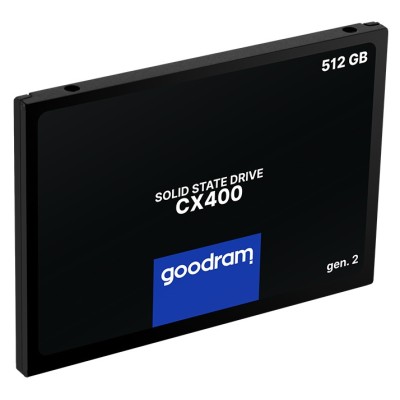 SSD внутрішні GOODRAM CX400 512GB GEN.2 SATAIII TLC (SSDPR-CX400-512-G2) комп'ютерний запам'ятовувальний пристрій