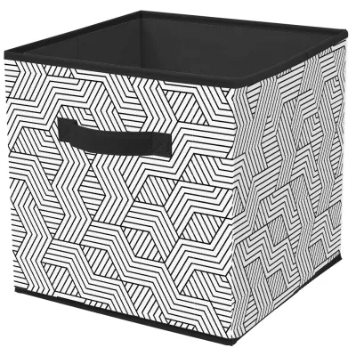 Корзина IDEA HOME NP-104L квад. ткан. Waves 30x30x30 см (NP-104L квад. ткан. Waves)