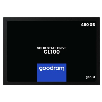 SSD внутрішні GOODRAM CL100 480 GB GEN.3 SATAIII TLC(SSDPR-CL100-480-G3) комп'ютерний запам'ятовувальний пристрій SSD внутрішні GOODRAM CL100 480 GB GEN.3 SATAIII TLC(SSDPR-CL100-480-G3) комп'ютерний запам'ятовувальний пристрій