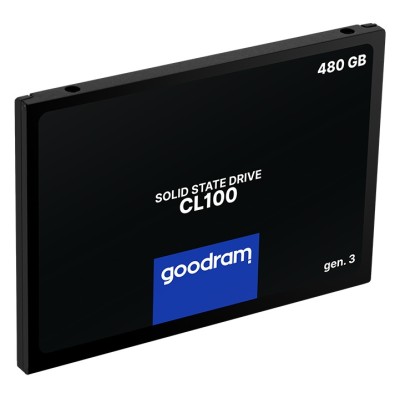SSD внутрішні GOODRAM CL100 480 GB GEN.3 SATAIII TLC(SSDPR-CL100-480-G3) комп'ютерний запам'ятовувальний пристрій SSD внутрішні GOODRAM CL100 480 GB GEN.3 SATAIII TLC(SSDPR-CL100-480-G3) комп'ютерний запам'ятовувальний пристрій