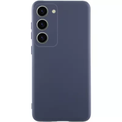 Чохол Silicone Cover Lakshmi Full Camera (AA) для Samsung Galaxy S24 FE Синій / Midnight blue