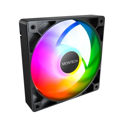 Корпусний вентилятор 120MM GF120 PWM BLACK MONTECH Корпусний вентилятор 120MM GF120 PWM BLACK MONTECH