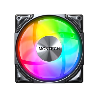 Корпусний вентилятор 120MM METAL PRO 12 ARGB PWM BLACK MONTECH