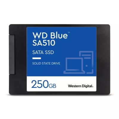 Твердотільний запам’ятовувальний пристрій накопичувач (SSD) SATA 2.5" 250GB 6GB/S BLUE SA510 WDS250G3B0A WDC