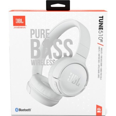Навушники JBL Tune 510BT (JBLT510BTWHT) White