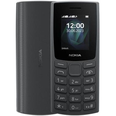 Телефон Nokia 105SS 2023 Charcoal (no charger)