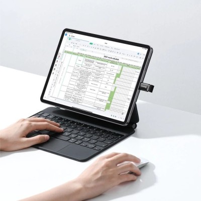 Адаптер Baseus Ingenuity Series Mini OTG Adaptor Type-C To USB-A 3.1 (ZJJQ000001) Black