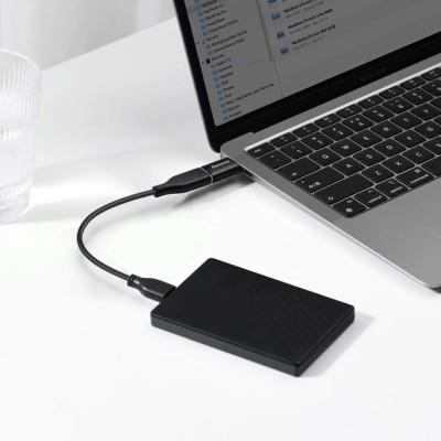 Адаптер Baseus Ingenuity Series Mini OTG Adaptor Type-C To USB-A 3.1 (ZJJQ000001) Black