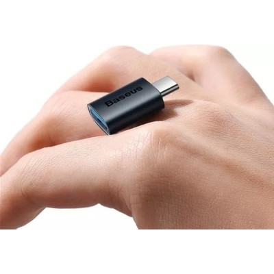 Адаптер Baseus Ingenuity Series Mini OTG Adaptor Type-C To USB-A 3.1 (ZJJQ000003) Blue